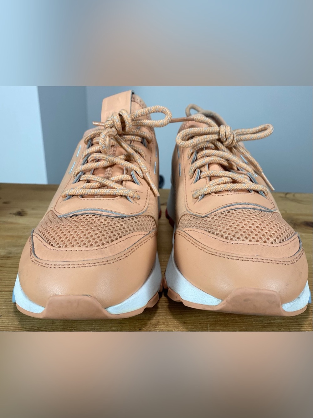 Puma RS-0 Play Peach Bud Pastel Sky Blue Orange Casual Sneakers Women's Size 6.5